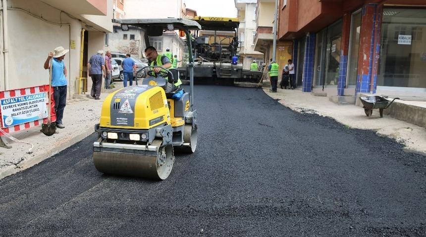 Altınordu Belediyesinden Şubaşı&rsquo;na sıcak asfalt