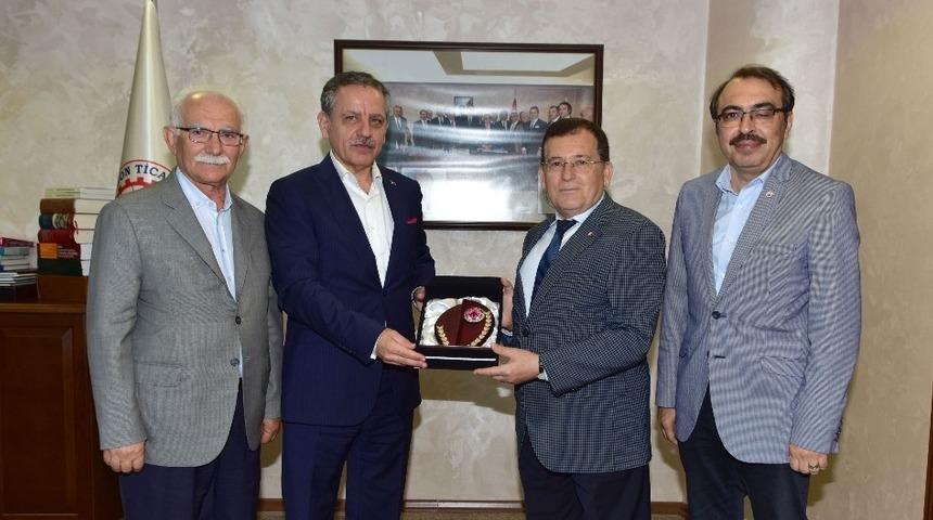 Başsavcı İlhanoğlu’ndan TTSO’ya veda ziyareti