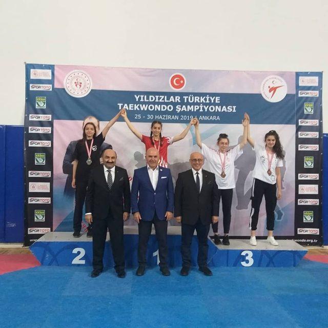 Denizlili taekwondo sporcusu Türkiye 3’üncüsü oldu