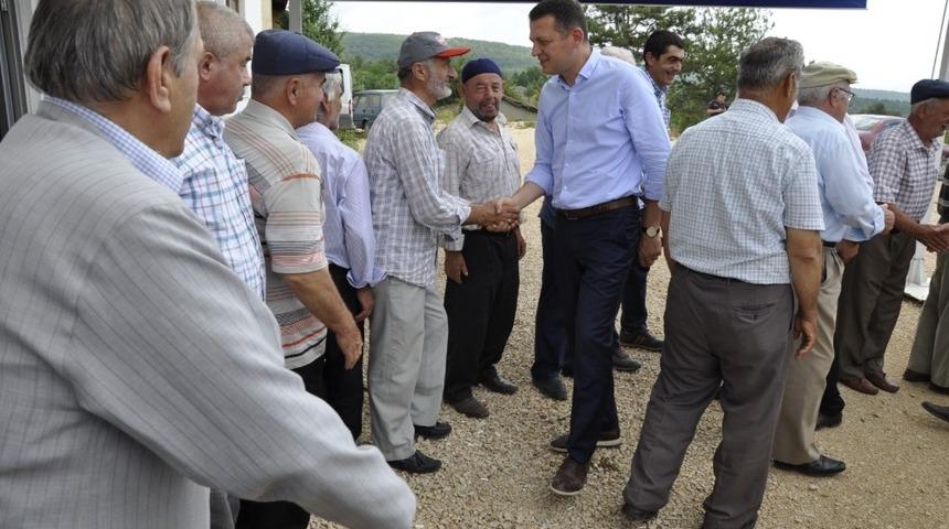 Kaymakam Ürkmezer köylülerle bir araya geldi