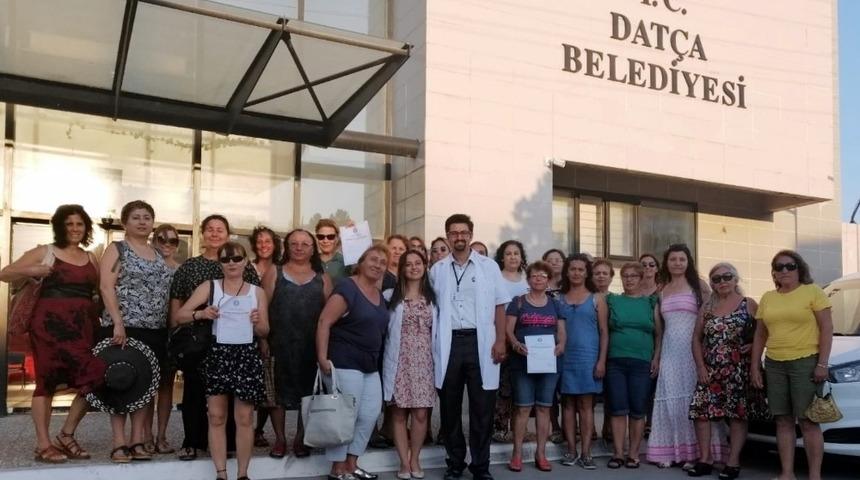 Dat&ccedil;a&rsquo;da 30 kadına hijyen eğitimi verildi