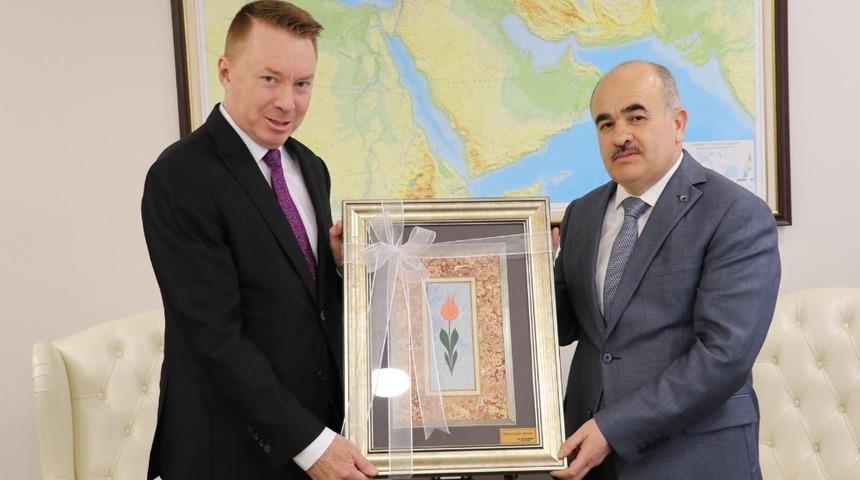 Avusturya b&uuml;y&uuml;kel&ccedil;isi Vali Dağlı&rsquo;yı ziyaret etti