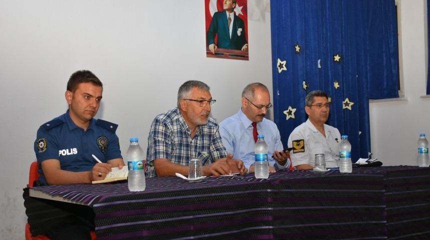 İn&ouml;n&uuml;&rsquo;de İl&ccedil;e G&uuml;venlik ve Muhtarlar Toplantısı yapıldı