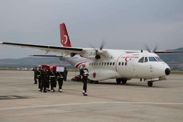 Şehit Önlemeç'in cenazesi Isparta'ya getirildi