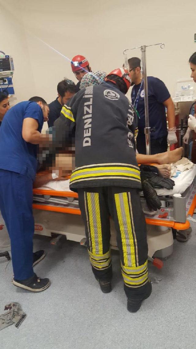 Denizli de,&nbsp;cinsel organına elektrikli testere saplanan iş&ccedil;i, yaralandı 3