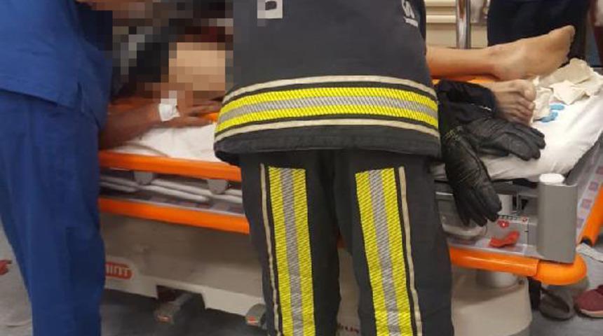 Denizli'de,&nbsp;cinsel organına elektrikli testere saplanan iş&ccedil;i, yaralandı