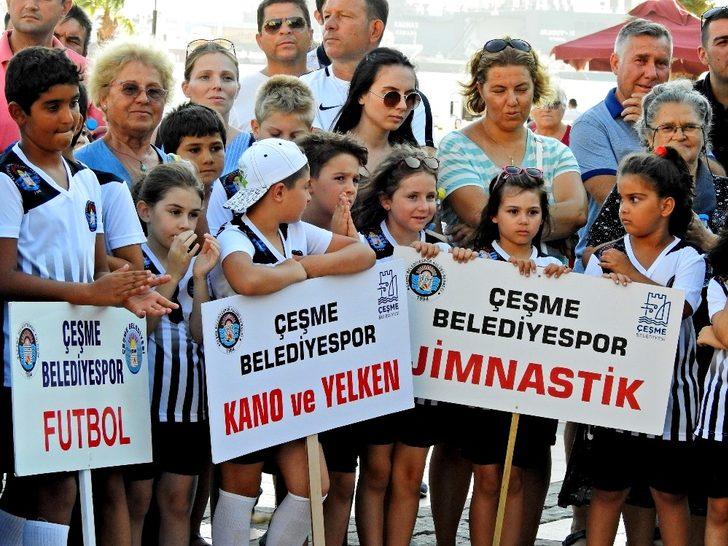 Çeşme Belediyespor Yaz Spor Okulları’nın açılış töreni yapıldı G4