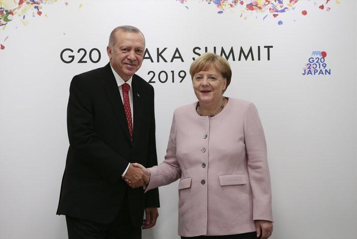 Cumhurbaşkanı Erdoğan, G-20 Zirvesi kapsamında Merkel ile görüştü