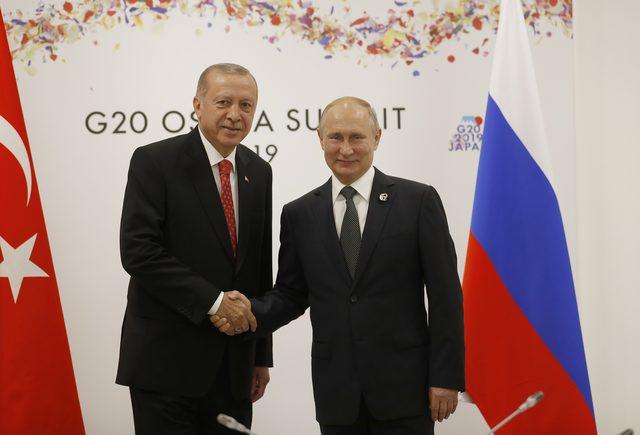 Cumhurbaşkanı Erdoğan, Rusya Devlet Başkanı Putin ile görüştü