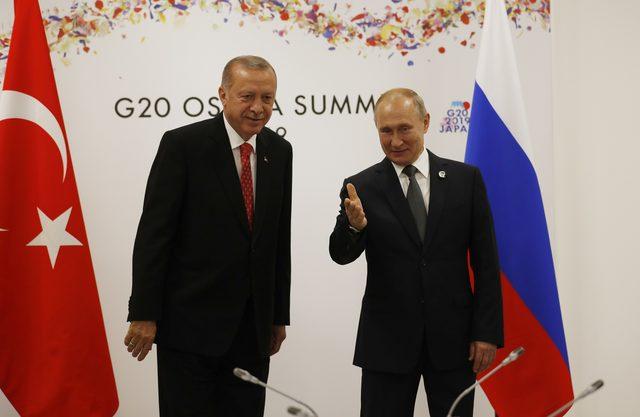 Cumhurbaşkanı Erdoğan, Rusya Devlet Başkanı Putin ile görüştü