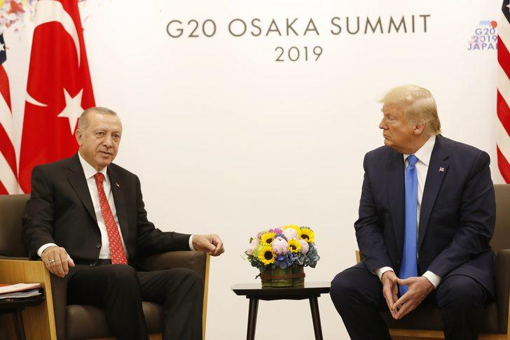Cumhurbaşkanı Erdoğan, ABD Başkanı Trump ile görüştü (1)