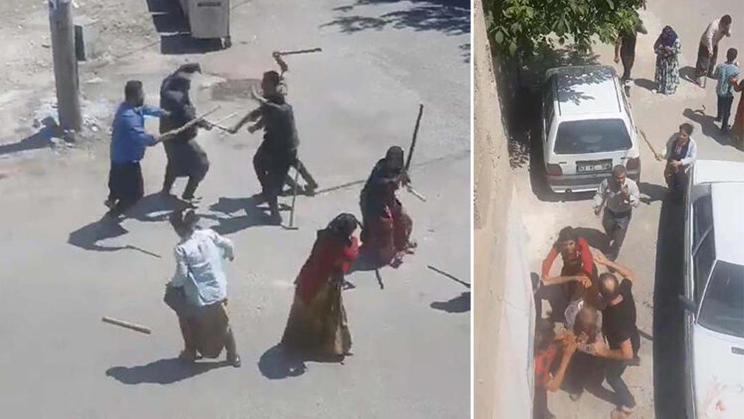 Şanlıurfa'da ortalık savaş alanına d&ouml;nd&uuml;! Yaralılar var