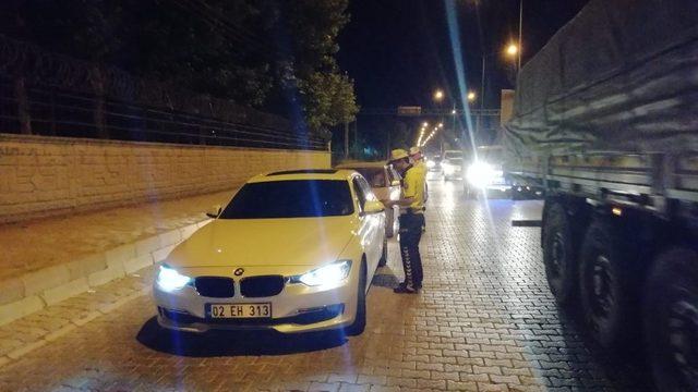 Bölge trafik ekipleri alkol uygulaması yaptı