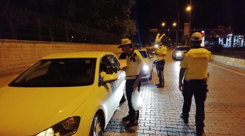 B&ouml;lge trafik ekipleri alkol uygulaması yaptı