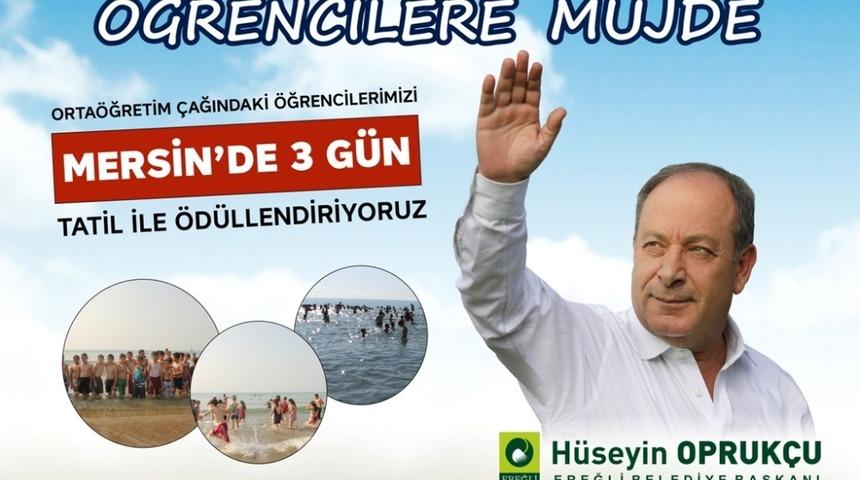 Başkan Opruk&ccedil;u&rsquo;dan &ouml;ğrencilere tatil m&uuml;jdesi