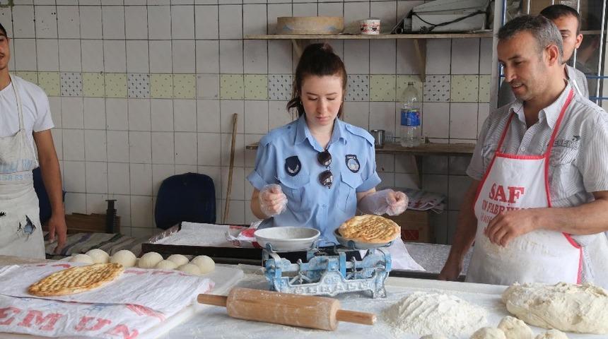 Haliliye’de fırınlara sıkı denetim yapıldı