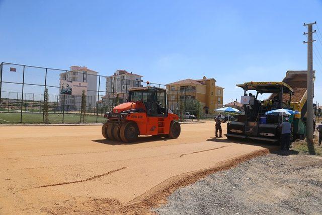 Karaman’da asfalt çalışmaları sürüyor