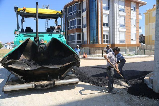 Karaman’da asfalt çalışmaları sürüyor