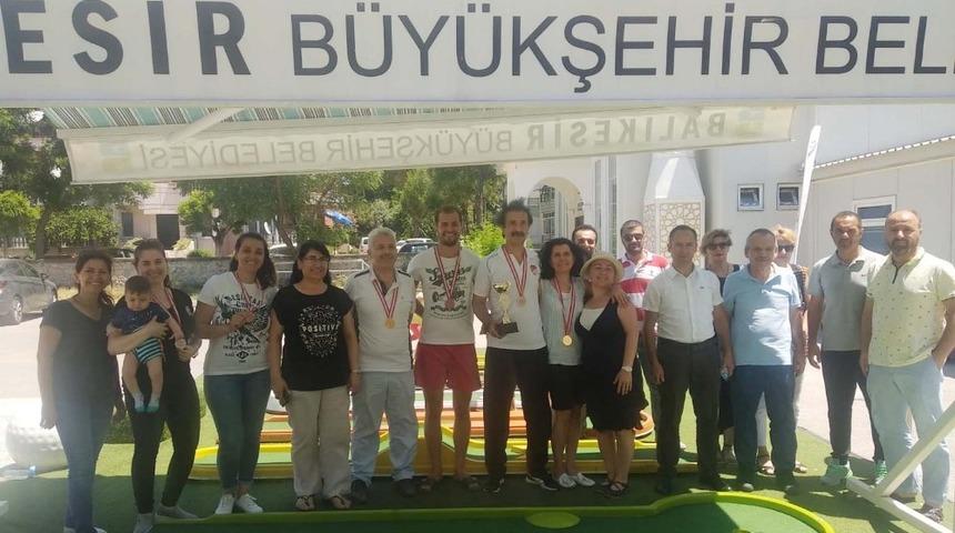 Erdek&rsquo;te mini golf&rsquo; turnuvası yapıldı