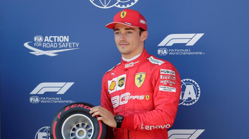 Avusturya'da pole pozisyonu Charles Leclerc'in