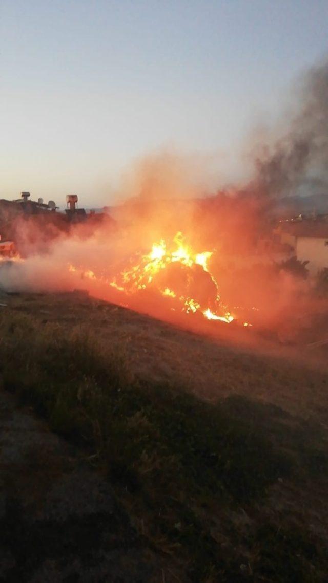 Malatya’da anız ve ot yangını