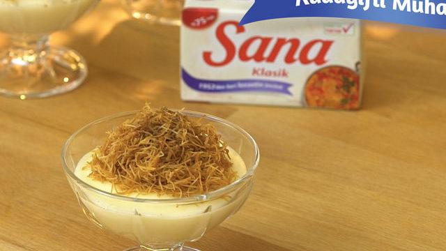 Kadayıflı muhallebi nasıl yapılır?