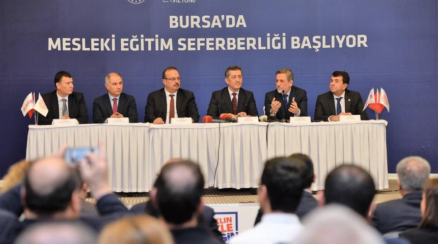 Bursa'da mesleki eğitim seferberliği