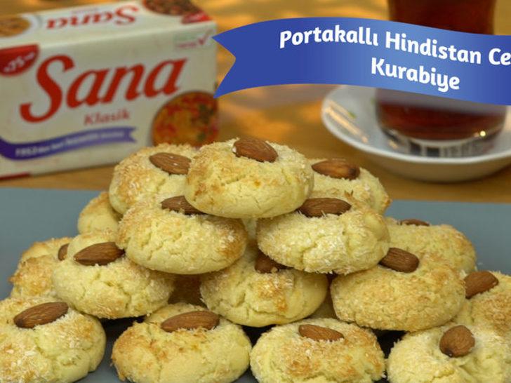 Portakallı Hindistan cevizli kurabiye nasıl yapılır?