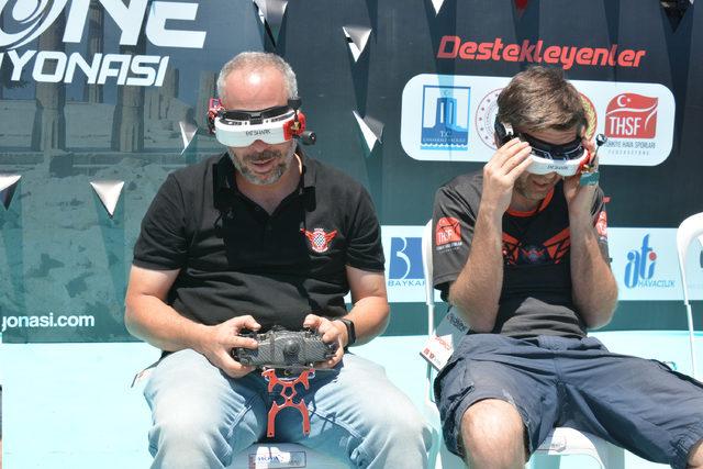 Türkiye Drone Şampiyonası'nın Assos etabı tamamlandı