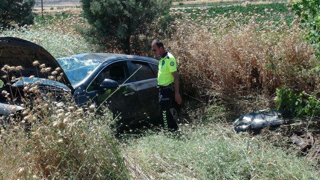 Kilis’te otomobil devrildi: 4 yaralı