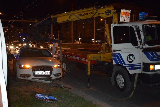 Malatya’da trafik kazası: 1 yaralı