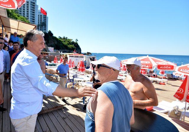 Antalya’da 5 falez plajına mavi bayrak