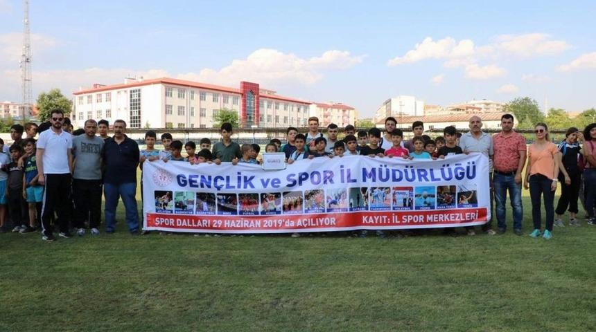 Siirt&rsquo;te yaz spor okulları a&ccedil;ıldı