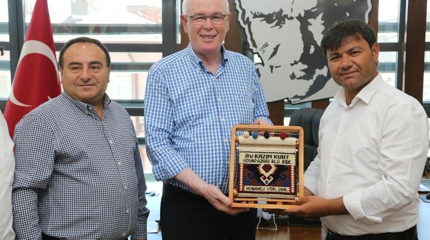 Yörük beylerinden Kazım Kurt’a ziyaret