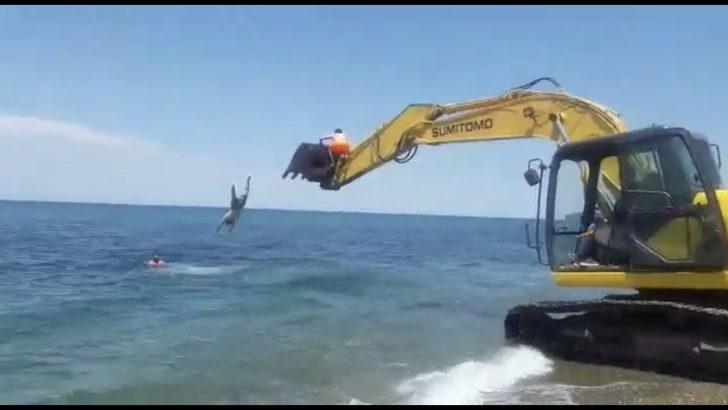  İş makinesiyle deniz keyfi G3