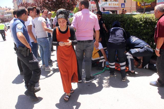 Kaza yapanın babası olduğunu görünce ağladı