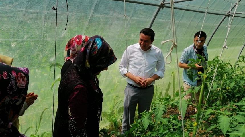 Kaymakam Evlice&rsquo;ye kursları ziyaret etti