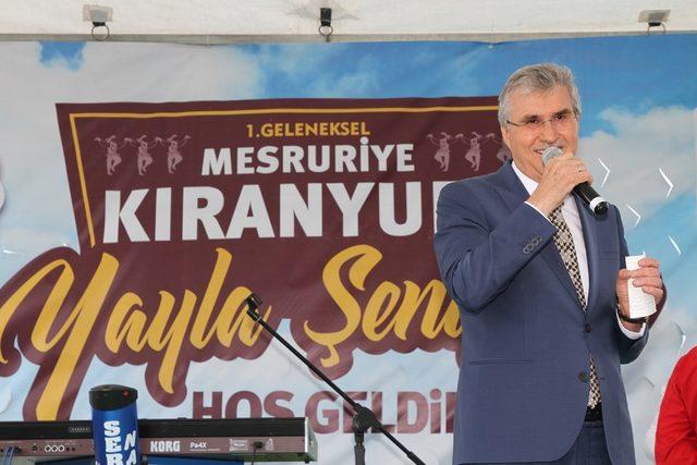 Başkan Yüce yayla şenliğine katıldı