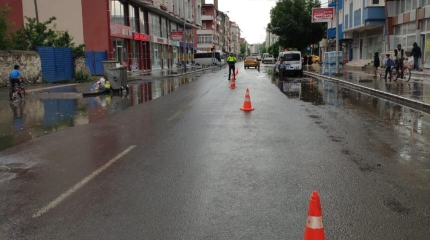 Kars&rsquo;ta trafik uygulaması