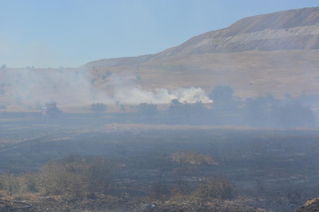 Balıkesir&rsquo;de 120 d&ouml;n&uuml;m otlak yandı