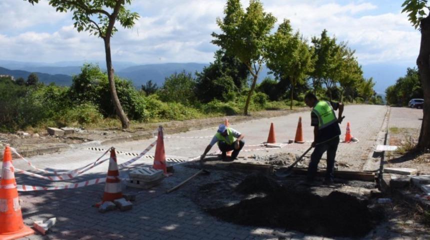 Kalıcı konutların alt yapısı bakıma alındı