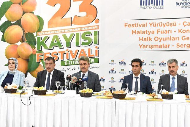 Malatya Kayısı Festivaline hazır