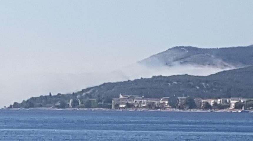 Kapıdağ&rsquo;da &ccedil;&ouml;p yangını