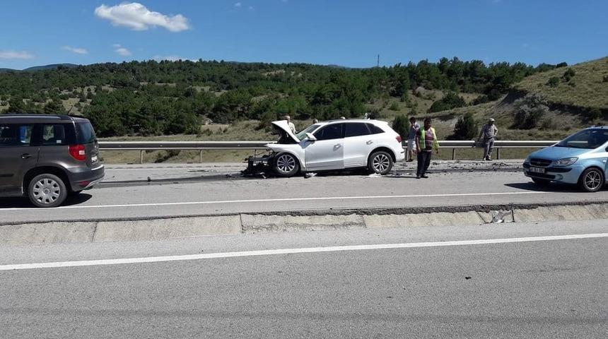 İş makinesine arkadan &ccedil;arpan iş adamı kazada &ouml;ld&uuml;