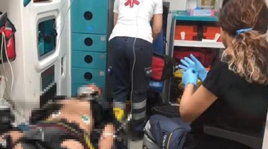 &Ouml;n&uuml;ndeki boşluğu fark edemedi! 9 kattan yere &ccedil;akıldı!