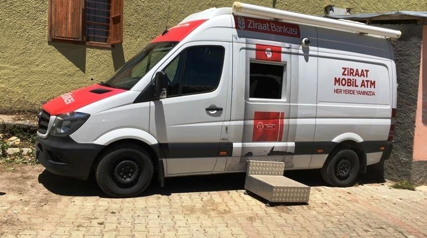 Kızıldağ Yaylasında mobil ATM hizmeti