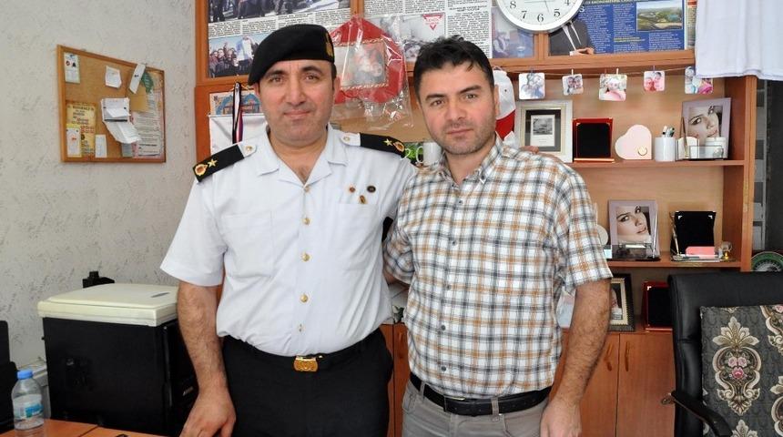 Jandarma komutanı Demir veda ziyaretlerine başladı