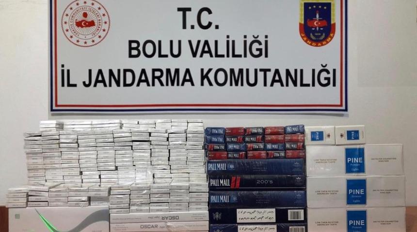 Bolu&rsquo;da, ka&ccedil;ak sigara operasyonu: 6 g&ouml;zaltı