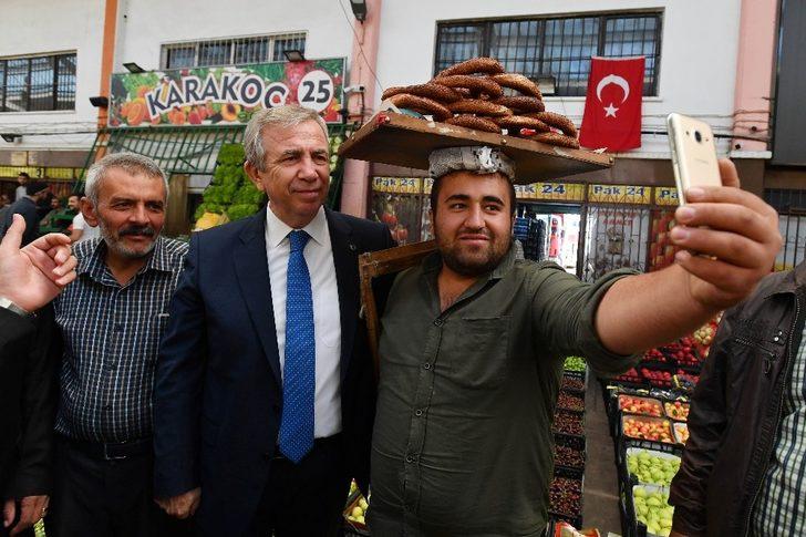 Başkan Yavaş’tan hal esnafına ziyaret G1