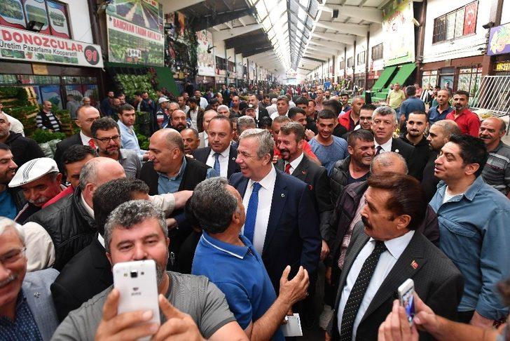 Başkan Yavaş’tan hal esnafına ziyaret G5